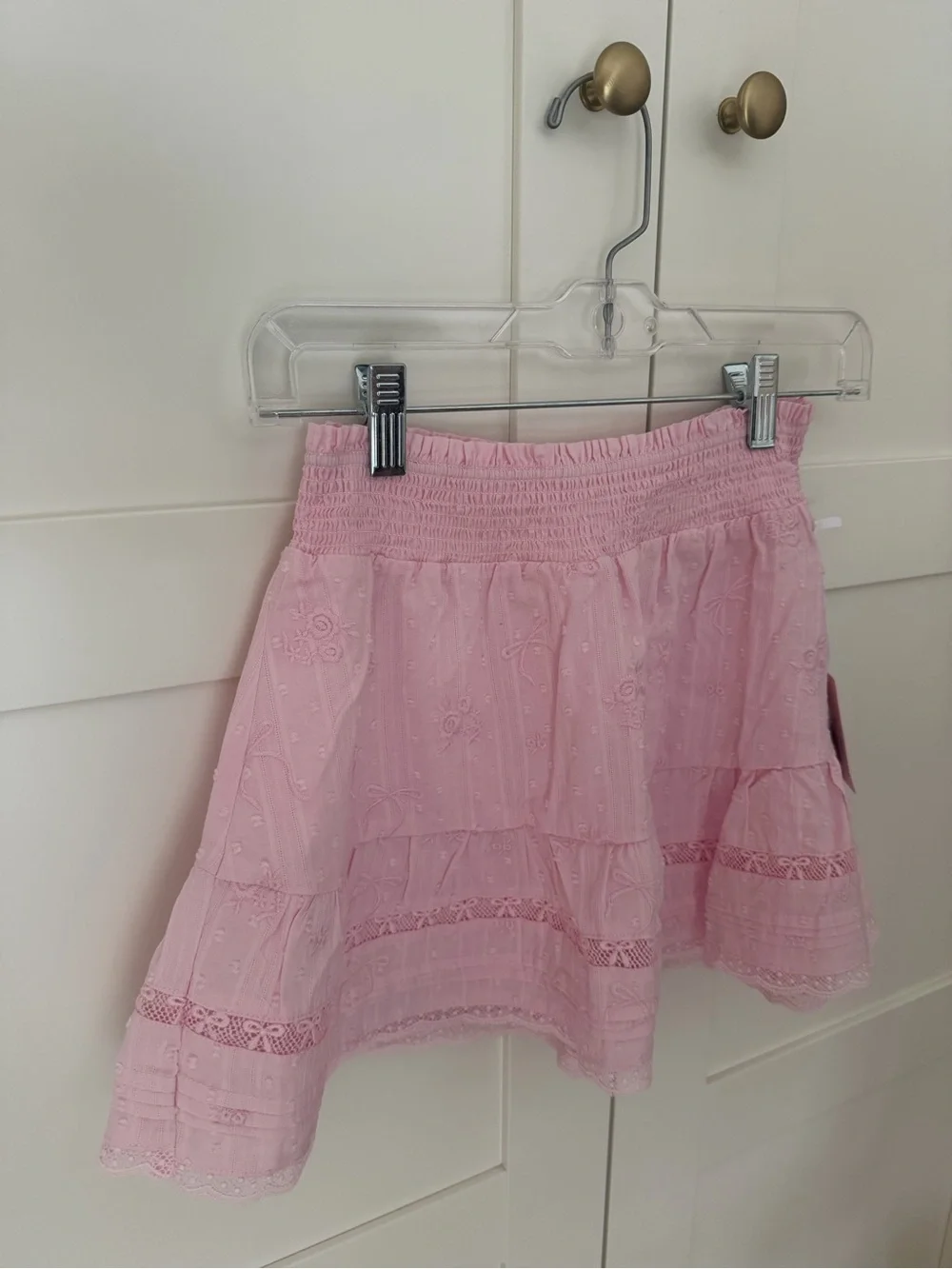 Loveshackfancy x Target Clara Alouette Rose Embroidery Tiered Skirt